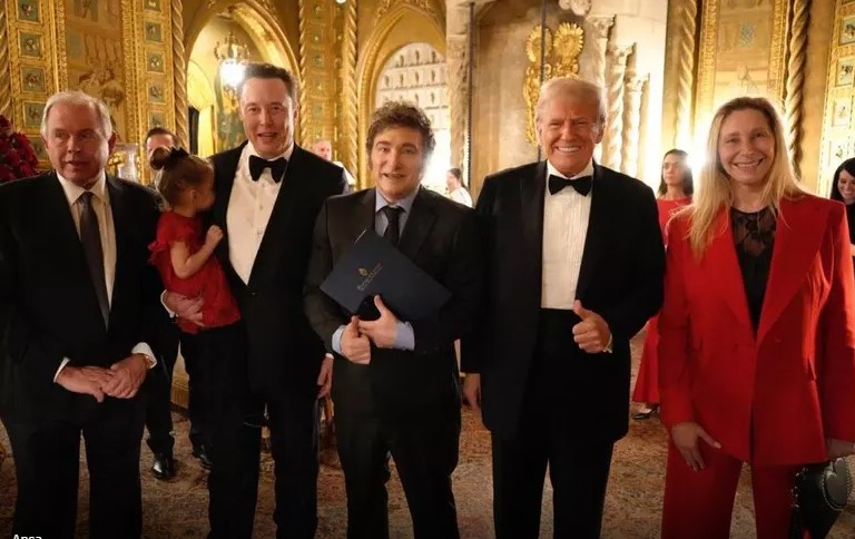 Trump recibe a Javier Milei en La Casa Blanca