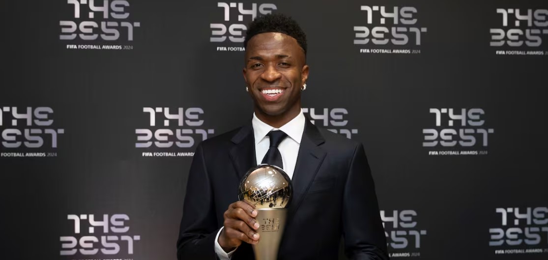 VinÃcius Júnior es reconocido por la FIFA como el mejor futbolista del año