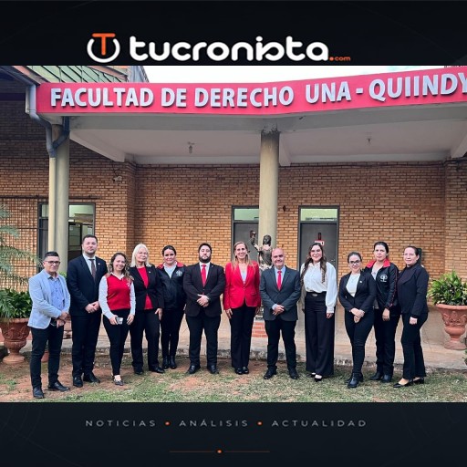 Decano de Derecho UNA constata excelencia académica en visita protocolar a la filial de Quiindy